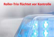 Roller-Trio flüchtet vor Kontrolle