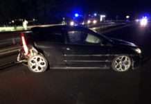 Alkoholisiert Unfall verursacht und geflüchtet