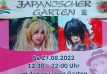 Cosplay Tag im Japanischen Garten am 27. August