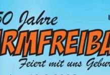 Das Warmfreibad wird 50 Jahre alt! Samstag 13. August
