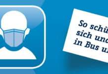 In den Bussen und Bahnen ist das Tragen einer medizinischen- oder FFP2-Maske weiter Pflicht