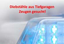 Diebstähle aus Tiefgaragen – Zeugen gesucht!