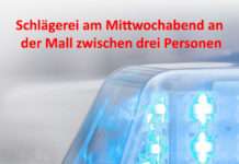 Schlägerei am Mittwochabend an der Mall zwischen drei Personen