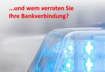 …und wem verraten Sie Ihre Bankverbindung?