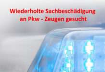 Wiederholte Sachbeschädigung an Pkw – Zeugen gesucht