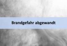 Amerikanischer Militärpolizei fällt Rauch auf – Brandgefahr abgewandt