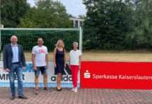 Aufstehen, Sport treiben, sich bewegen! Sparkasse Kaiserslautern unterstützt Sportverein