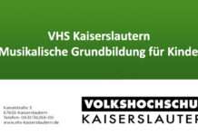 VHS Kaiserslautern – Musikalische Grundbildung für Kinder