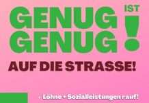 Genug ist genug – Auf die Straße gegen steigende Preise!