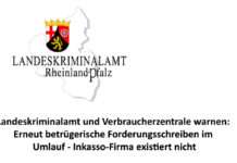 Erneut betrügerische Forderungsschreiben im Umlauf – Inkasso-Firma existiert nicht