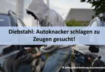 Diebstahl: Autoknacker schlagen zu – Zeugen gesucht!