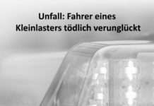 Unfall: Fahrer eines Kleinlasters tödlich verunglückt
