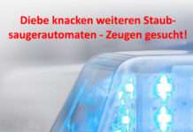 Diebe knacken weiteren Staubsaugerautomaten – Zeugen gesucht!