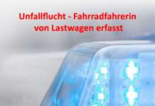 Unfallflucht – Fahrradfahrerin von Lastwagen erfasst