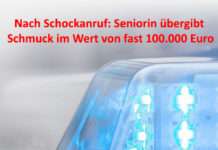 Nach Schockanruf: Seniorin übergibt Schmuck im Wert von fast 100.000 Euro