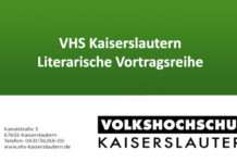 VHS Kaiserslautern – Literarische Vortragsreihe