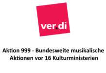 Aktion 999 – Bundesweite musikalische Aktionen vor 16 Kulturministerien