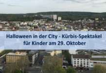 Halloween in der City – Kürbis-Spektakel für Kinder am 29. Oktober