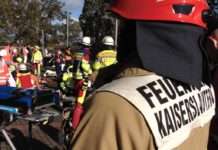Einsatz von Feuerwehr und Rettungskräften wurde geübt