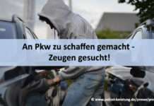 An Pkw zu schaffen gemacht – Zeugen gesucht!