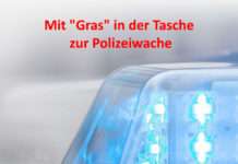 Mit „Gras“ in der Tasche zur Polizeiwache