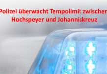 Polizei überwacht Tempolimit zwischen Hochspeyer und Johanniskreuz
