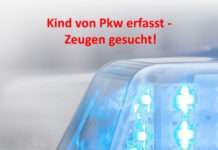 Kind von Pkw erfasst – Zeugen gesucht!