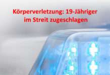 Körperverletzung: 19-Jähriger im Streit zugeschlagen