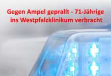 Gegen Ampel geprallt – 71-Jährige ins Westpfalzklinikum verbracht