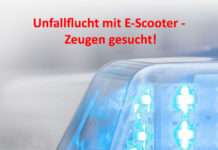 Unfallflucht mit E-Scooter – Zeugen gesucht!