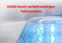 Unfall durch verkehrswidriges Fahrmanöver – mit Rettungsdienst ins Krankenhaus gebrach