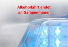 Alkoholfahrt endet an Garagenmauer – mindestens 3.500 Euro Schaden