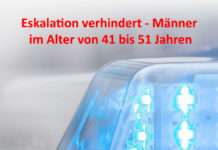 Eskalation verhindert – Männer im Alter von 41 bis 51 Jahren