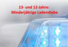 13- und 12-Jahre: Minderjährige Ladendiebe