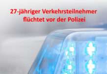 27-jähriger Verkehrsteilnehmer flüchtet vor der Polizei
