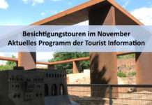 Besichtigungstouren im November – Aktuelles Programm der Tourist Information