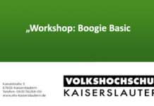 VHS Kaiserslautern: „Workshop: Boogie Basic