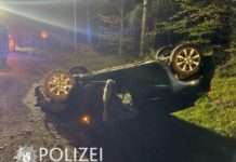 Betrunken Unfall gebaut – Fahrerin hatte 1,01 Promille