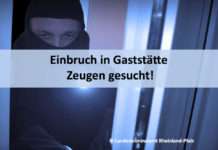 Einbruch in Gaststätte – Zeugen gesucht!