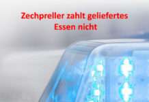 Zechpreller zahlt geliefertes Essen nicht