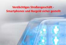 Verdächtiges Straßengeschäft – Smartphones und bargeld sicher gestellt