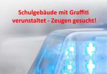 Schulgebäude mit Graffiti verunstaltet – Zeugen gesucht!