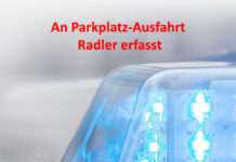An Parkplatz-Ausfahrt Radler erfasst – mit Rettungsdienst ins Krankenhaus