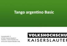 VHS Workshop: Tango argentino Basic