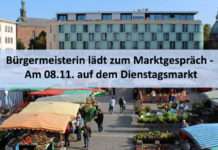 Bürgermeisterin lädt zum Marktgespräch – Am 08.11. auf dem Dienstagsmarkt