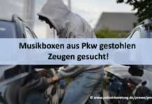 Musikboxen aus Pkw gestohlen – Zeugen gesucht!