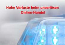 Hohe Verluste beim unseriösen Online-Handel