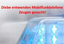 Diebe entwenden Mobilfunktelefone – Zeugen gesucht!