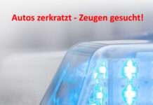 Autos zerkratzt – Zeugen gesucht!