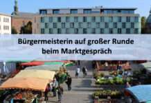 Bürgermeisterin auf großer Runde beim Marktgespräch